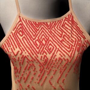 Calvin Klein Beaded Tan Camisole